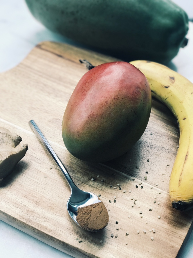 Mango Papaya Smoothie | Sweet & Sorrel