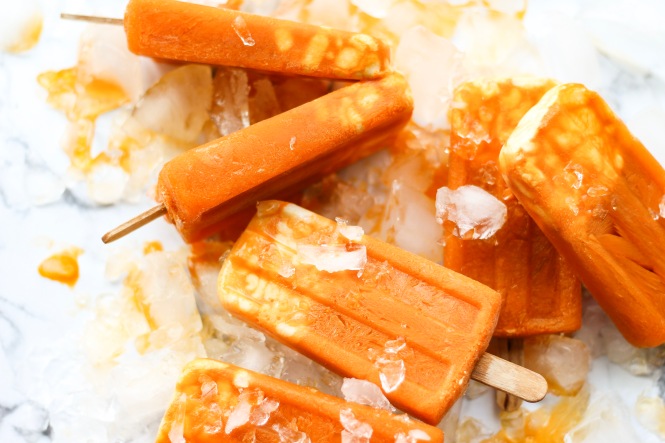Carrot Yogurt Popsicles | Sweet & Sorrel